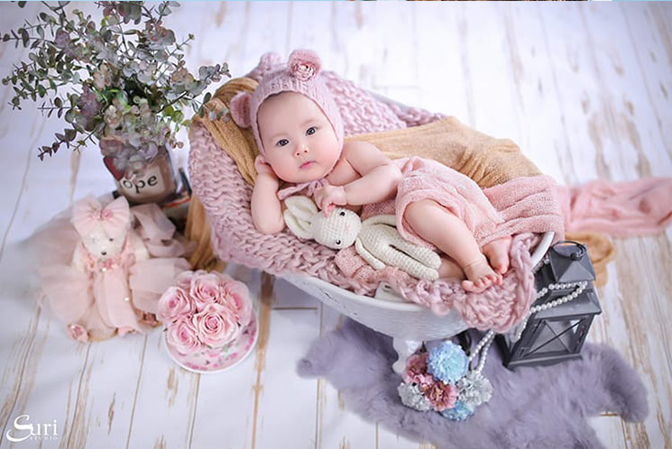 Khung frame đẹp lung linh cho em bé